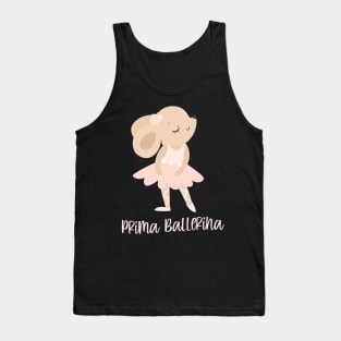 Prima Ballerina Cute Ballet Dancer Mouse Girls Tank Top